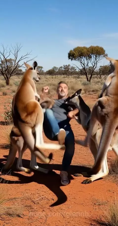 Kangaroo Boxing... could you win? by glennb
