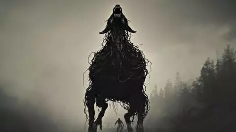 A spooky creature is on the prowl! by glennb