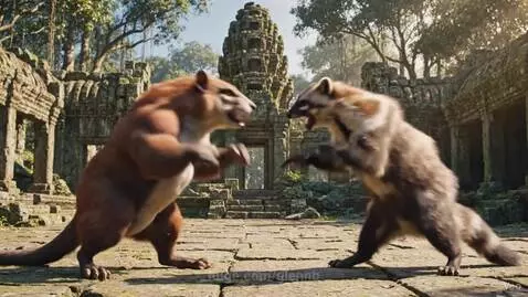 Fossa vs Civet! Learn some new animals... by glennb