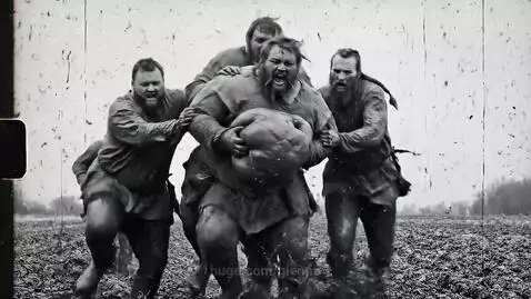 Medieval Mob Ball... 1291 A.D. by glennb