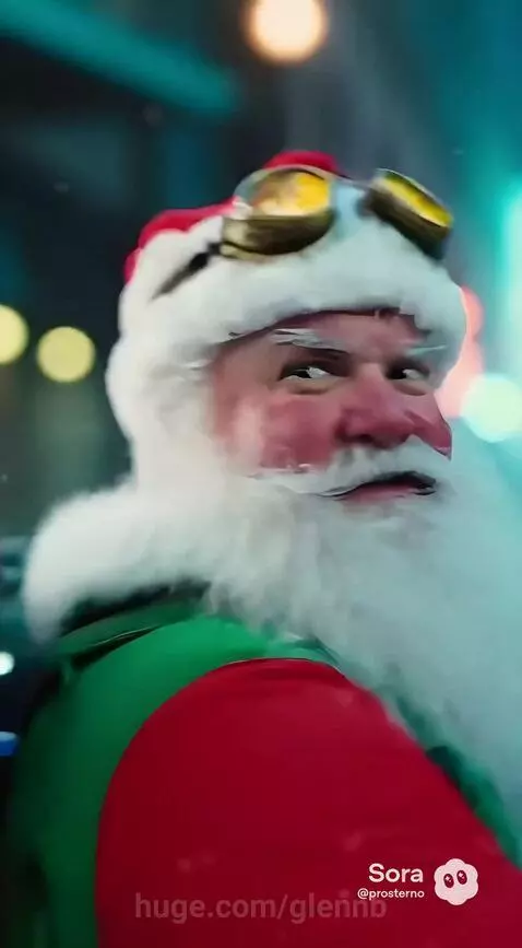 What movie did I put Santa into?  - Day 8A by glennb