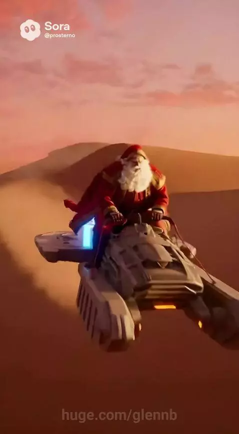 What movie did I put Santa into?  - Day 13A by glennb