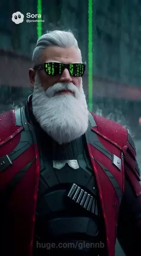 What movie did I put Santa into?  - Day 14A by glennb