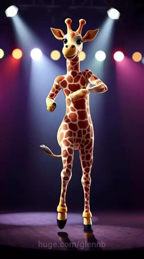Dancing Giraffe by glennb