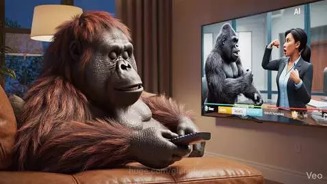 Orangutan is sick of all the gorillas 😆 by glennb