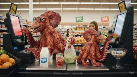 Hogging all the self-checkouts by glennb