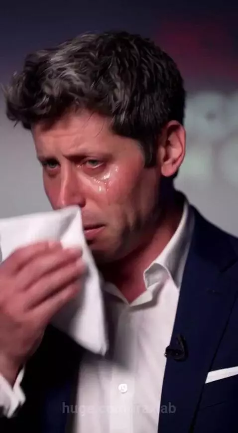 A woman and a man crying, with interview background text 'CLOSINGS 4MM RAX' and '60 MINUTES'.