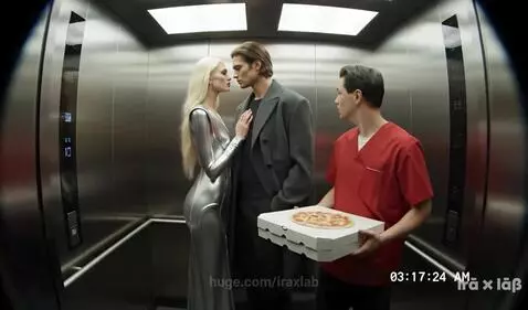 Pizza Meets Romance by iraxlab