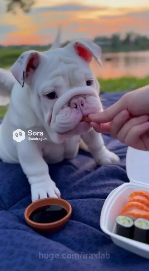 Miso loves sushi by iraxlab