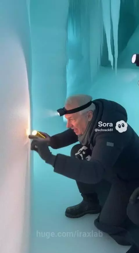 Ice cave in Antarctica by iraxlab