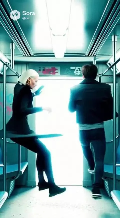 Surreal Kinetic Subway Performance by iraxlab