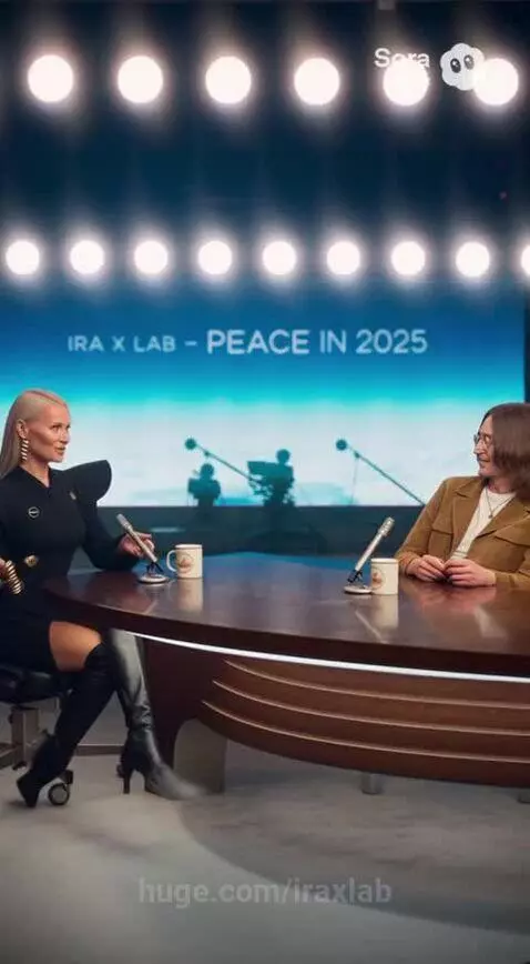 TIME TRAVEL INTERVIEW: PEACE IN 2025 by iraxlab