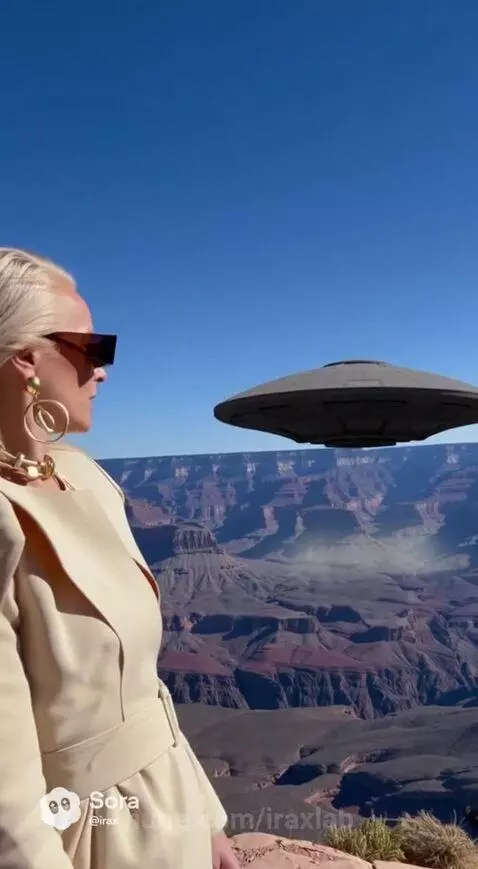 Grand Canyon + UFO Encounter by iraxlab