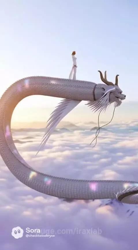 HEAVENLY WHITE DRAGON ASCENT by iraxlab