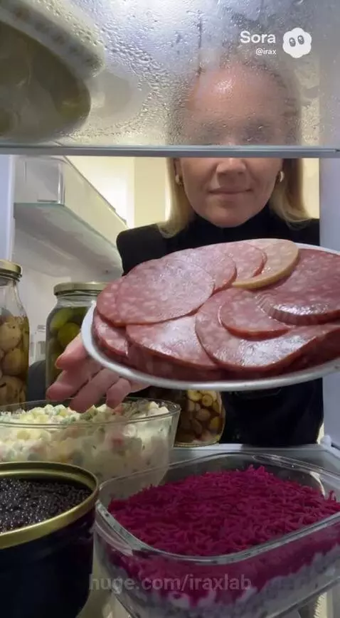 RUSSIAN NEW YEAR FRIDGE by iraxlab