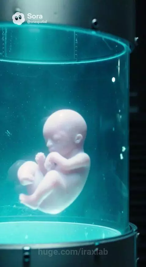 Blonde woman in futuristic coat as a leader in a dystopian setting, with industrial and snowy landscapes.