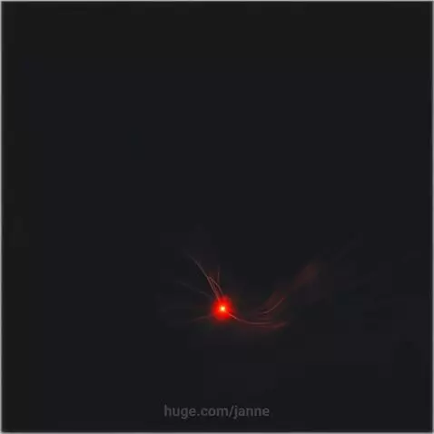 glowing light by janne