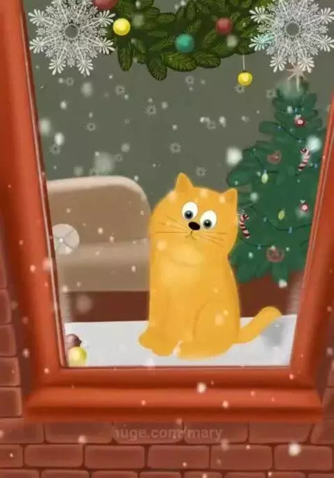 Purring Snowfall by mary
