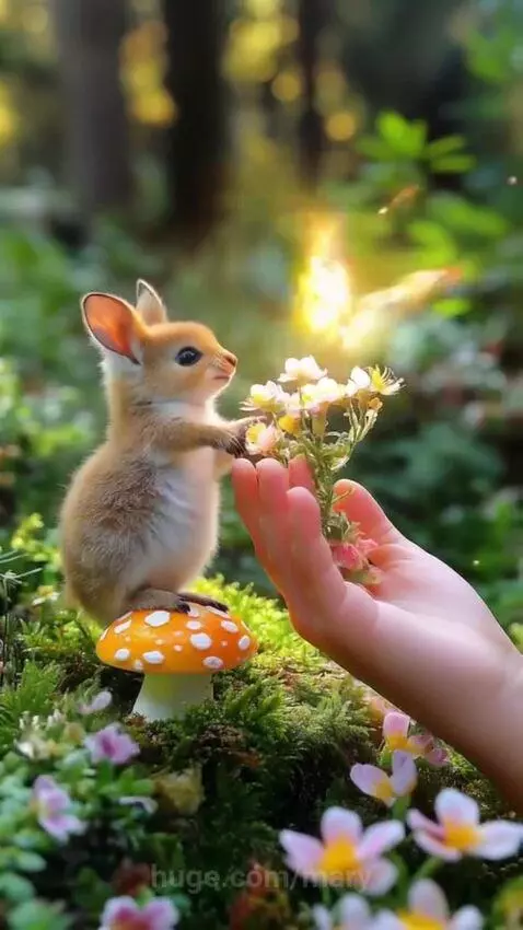 Magical moments in the forest by mary