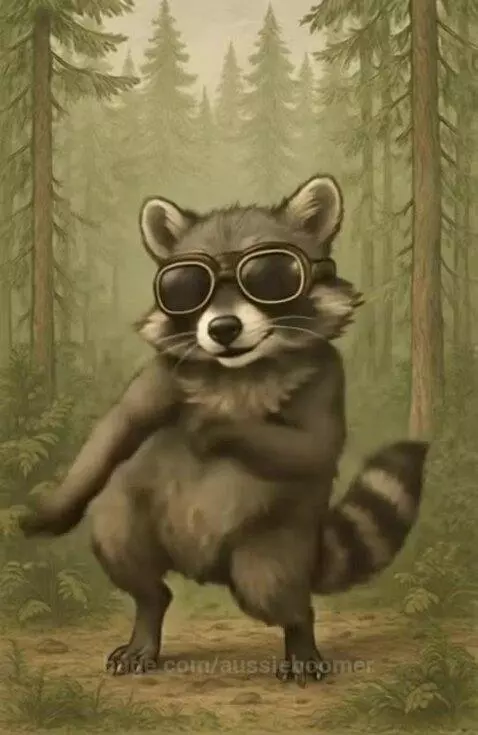 Captain Bandit 🦝✨"The forest is mine, the victory is fine  g... by aussieboomer