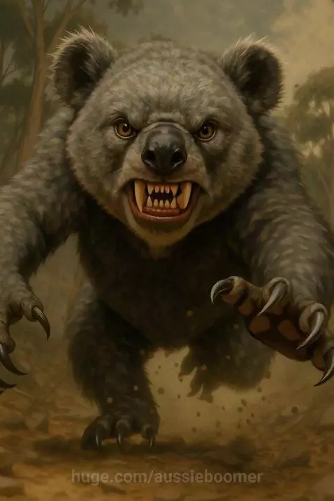 Kragg, the fearsome Australian Drop Bear by aussieboomer