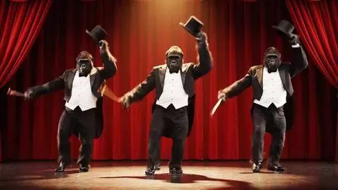 🎩🐵 The Great Gorilla Cabaret by aussieboomer