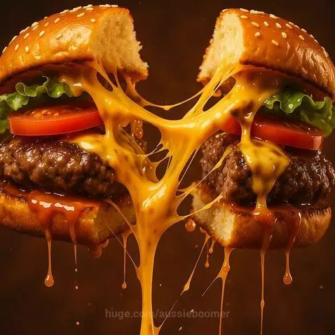 The Ultimate Melted Cheeseburger Explosion by aussieboomer