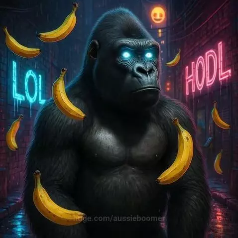 “Hyper Gorilla Meme Overdrive : Deadpan Chaos” by aussieboomer