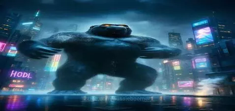 Neon Titan: Gorilla of the Cyber City by aussieboomer