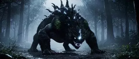 The Gloomfang Beast of the Midnight Fog by aussieboomer