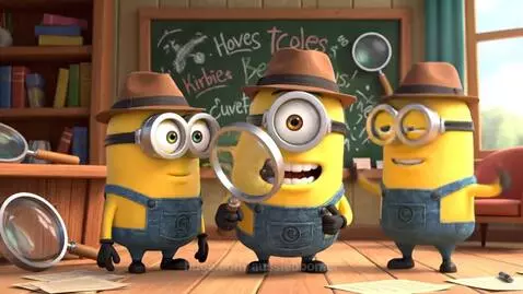 Sheer Luck Minions : Minions Tell a Detective Dad Joke by aussieboomer