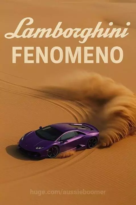 2025 Lamborghini Fenomeno drifting in the dunes by aussieboomer