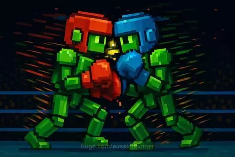 Text 2 Image - Retro Boxing Fun by aussieboomer