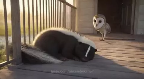 FAFO - little owl get's to curious and finds out by aussieboomer