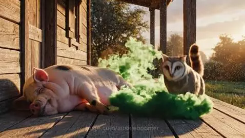 MeOwl caught in a toxic fart by aussieboomer