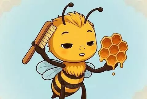 What do bees do when their friend moves into a new hive by aussieboomer