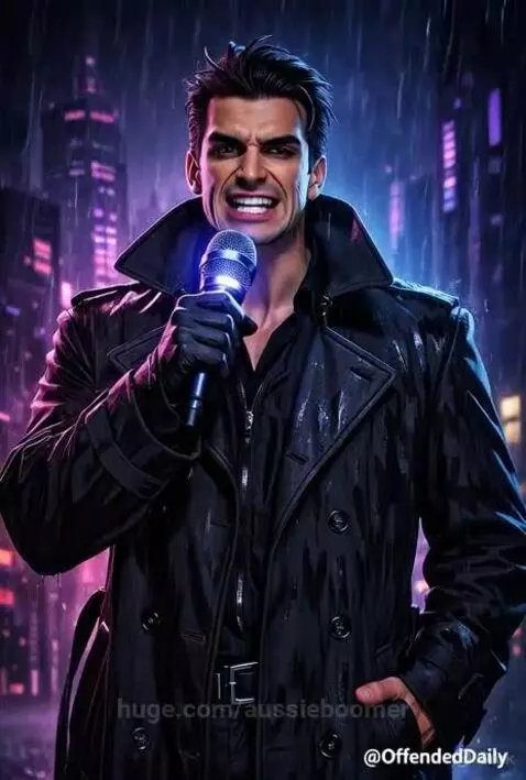 Man in trench coat offers three nails to an innkeeper in a rustic inn.