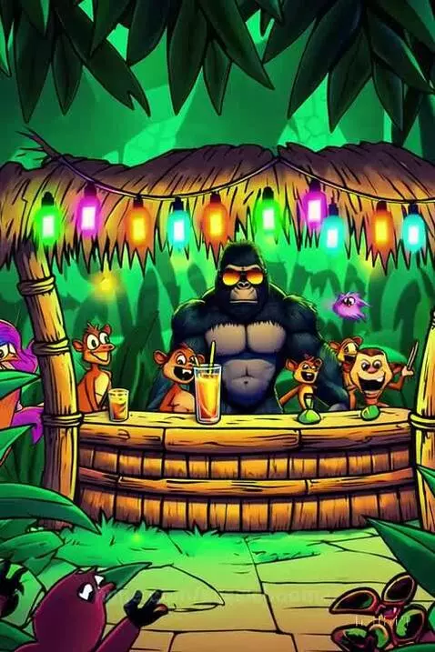 Tiki Gorilla - Party Time by aussieboomer