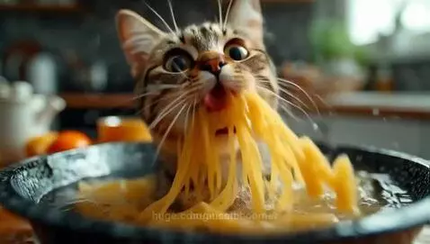 Pasta Kitty by aussieboomer