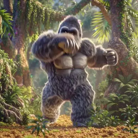 Gorillaz strutting his stuff by aussieboomer