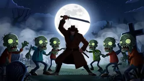 Brains the Zombie Slayer - "You wanted brains? Sorry... I’m ... by aussieboomer