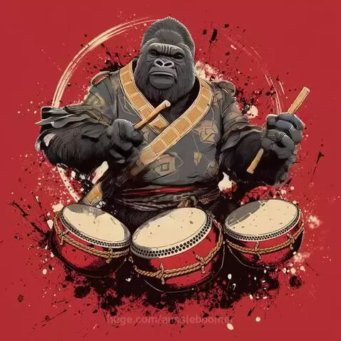 "With each thunderous beat, Kongatsu the taiko drumming gori... by aussieboomer