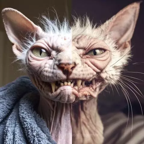 Snaggletooth McPurr : "Tried a beauty filter. App said ‘Erro... by aussieboomer