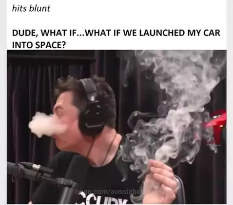 "Dude... what if we launch my car into space... and it gets ... by aussieboomer