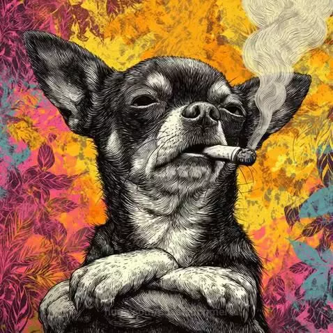 Puff Dawg Junior : "The world’s on fire, but I’m just tryin’... by aussieboomer