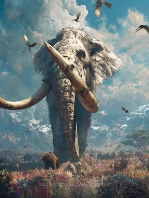 "Out of history, the giant appeared : the woolly mammoth, bo... by aussieboomer