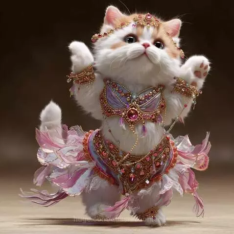 Sass Kitty 2 “Paws up, belly out ,let the rhythm take contro... by aussieboomer