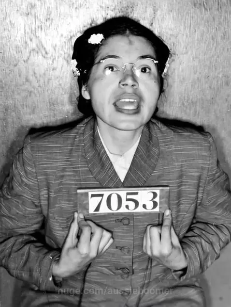 Rosa Parks Arrest (1955) - This photo of Rosa Parks being fi... by aussieboomer