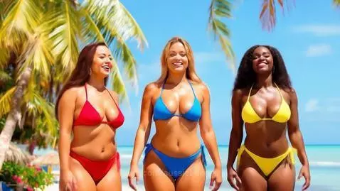Women on trampolines wearing bikinis  4 : Best Boob Bounce s... by aussieboomer