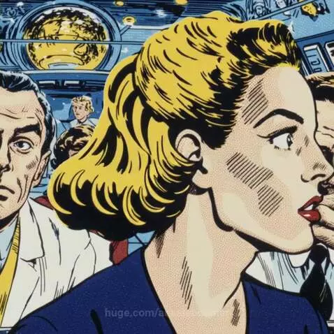 In 1956, Roy Lichtenstein created the poster for the science... by aussieboomer